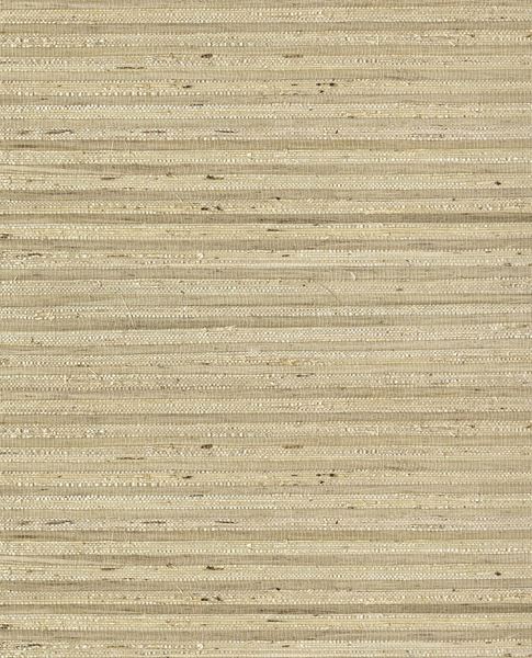 Knotted Jute grasscloth wallpaper by Eijffinger, flat swatch in natural oatmeal woven jute texture