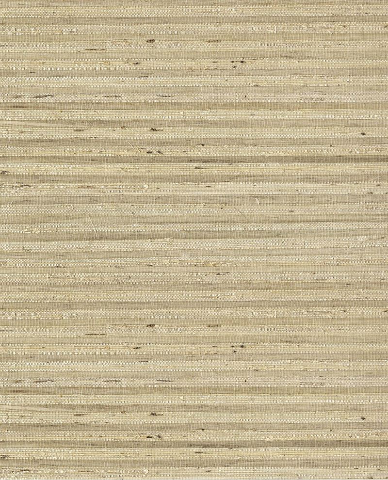 Knotted Jute grasscloth wallpaper by Eijffinger, flat swatch in natural oatmeal woven jute texture