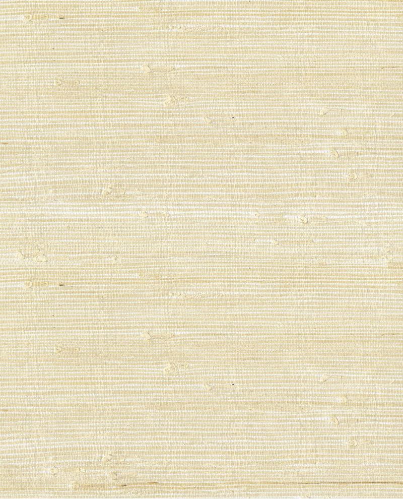 Knotted Jute grasscloth wallpaper by Eijffinger, close-up swatch in soft cream and ivory woven jute