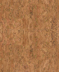 Natural Cork wallpaper by Eijffinger, flat swatch of real cork texture in warm honey tan with flecked bark grain.