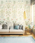 Tonal Bloom wallpaper by Eijffinger – soft tonal floral design