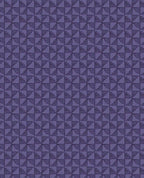 Step Weave wallpaper by Eijffinger in deep violet purple, stepped square geometric design, flat swatch