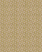 Step Weave wallpaper by Eijffinger in olive mustard, stepped geometric block design, flat swatch close-up