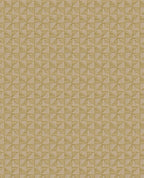 Step Weave wallpaper by Eijffinger in olive mustard, stepped geometric block design, flat swatch close-up
