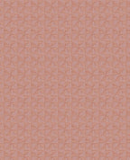 Step Weave wallpaper by Eijffinger in dusty terracotta pink, woven staircase-step motif, flat swatch close-up