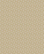 Step Weave wallpaper by Eijffinger in warm sandy gold, woven staircase-step grid pattern, flat swatch