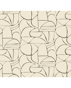 Pebble Line wallpaper by Eijffinger – abstract organic outline design