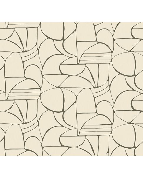 Pebble Line wallpaper by Eijffinger – abstract organic outline design