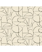 Pebble Line wallpaper by Eijffinger – abstract organic outline design