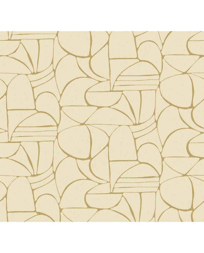Pebble Line wallpaper by Eijffinger – abstract organic outline design