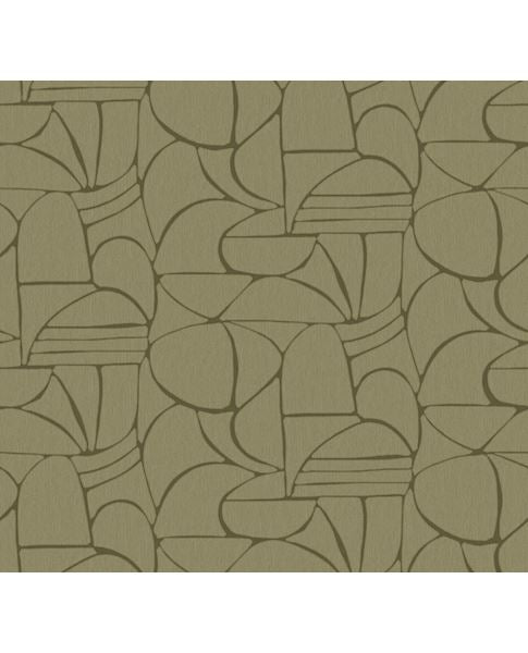 Pebble Line wallpaper by Eijffinger – abstract organic outline design