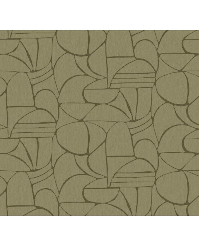 Pebble Line wallpaper by Eijffinger – abstract organic outline design