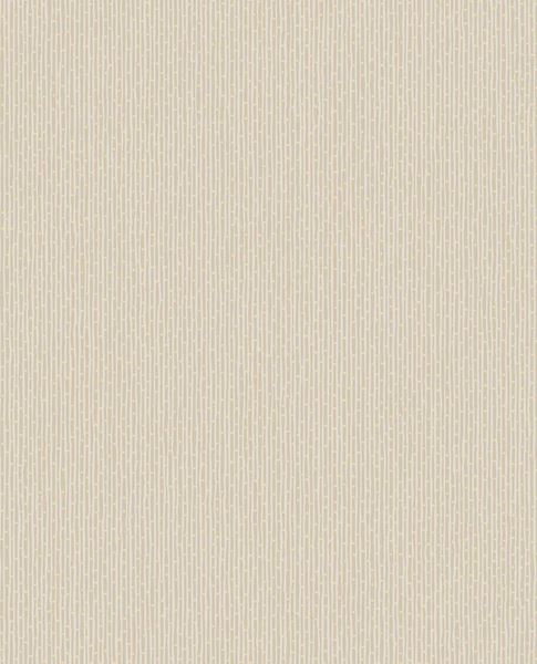 Fine Reed II wallpaper by Eijffinger, vertical reed-stripe texture in cream and soft beige, shown as a flat swatch