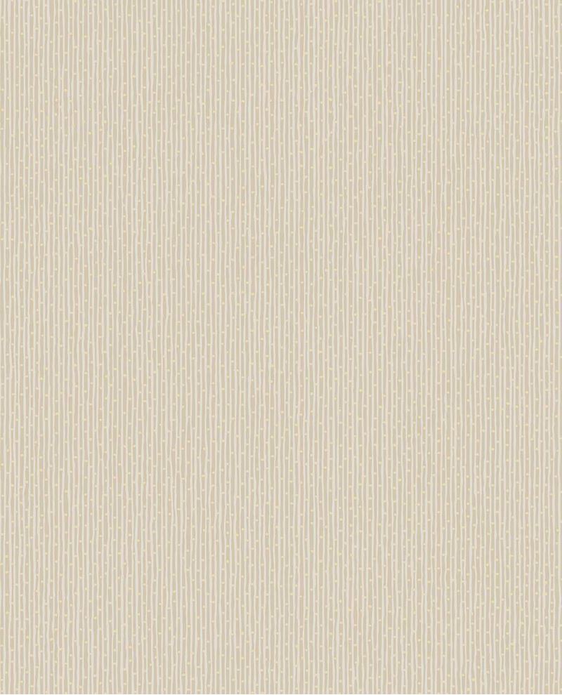 Fine Reed II wallpaper by Eijffinger, vertical reed-stripe texture in cream and soft beige, shown as a flat swatch