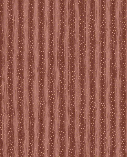 Fine Reed II wallpaper by Eijffinger in terracotta rust with golden reed stripes, shown as a flat swatch