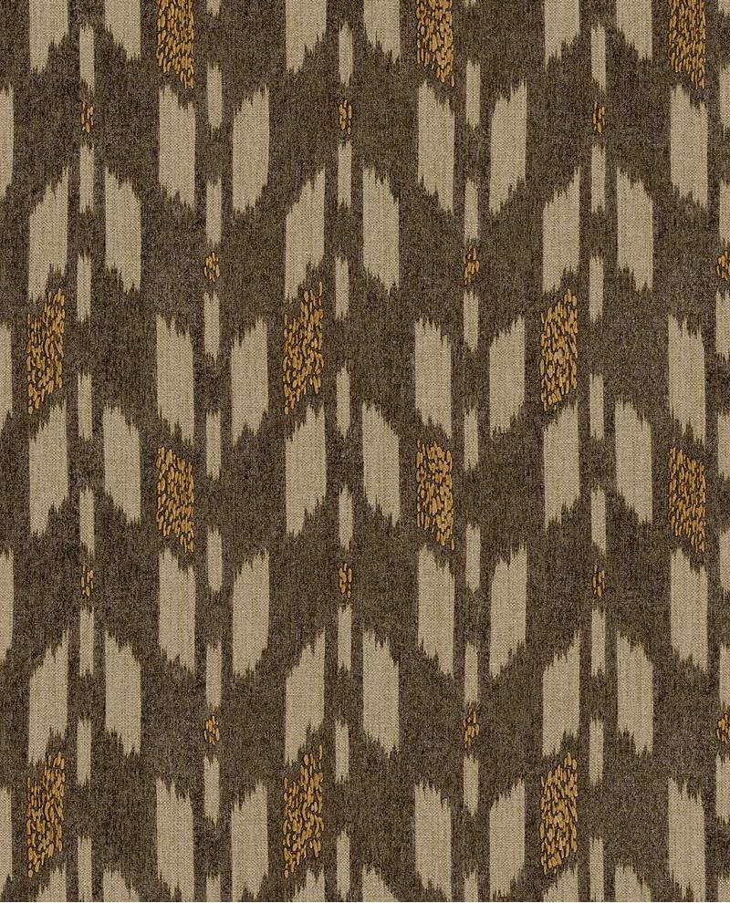 Woven Ikat wallpaper by Eijffinger – woven ikat diamond design