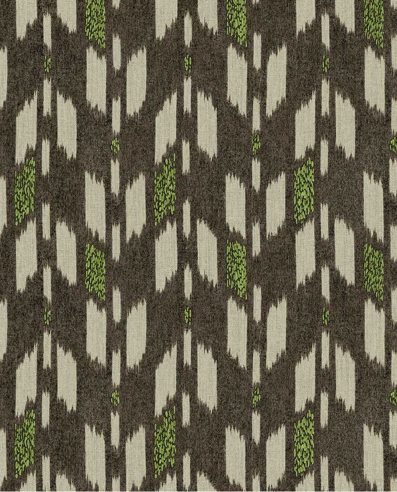 Woven Ikat wallpaper by Eijffinger – woven ikat diamond design