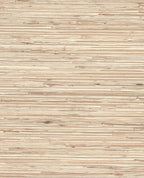 Knotted Jute grasscloth wallpaper by Eijffinger, swatch in sandy beige jute with pale knotted highlights