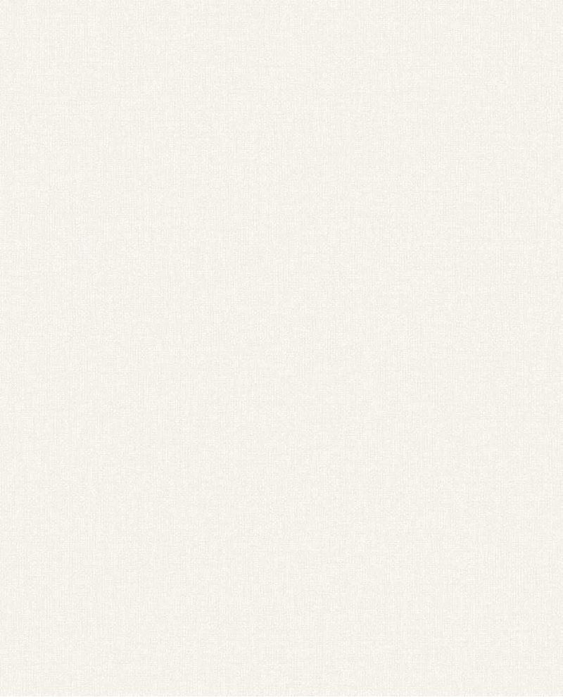 Linen Weave wallpaper by Eijffinger, flat swatch in warm ivory with a subtle linen-weave texture