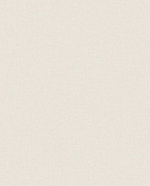 Linen Weave wallpaper by Eijffinger, flat swatch in pale greige with woven linen texture