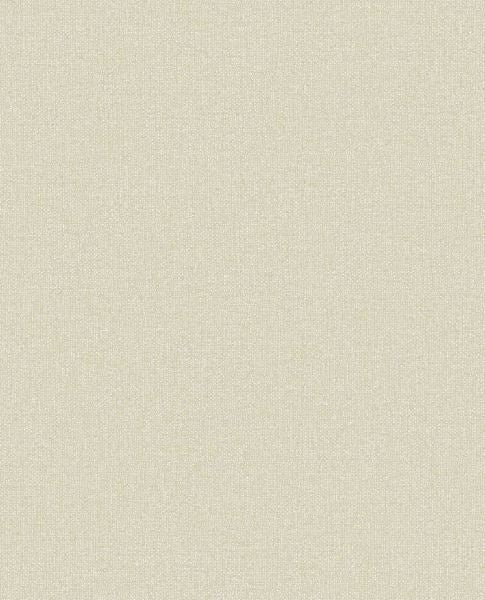 Linen Weave wallpaper by Eijffinger, flat swatch in soft beige with a woven linen texture