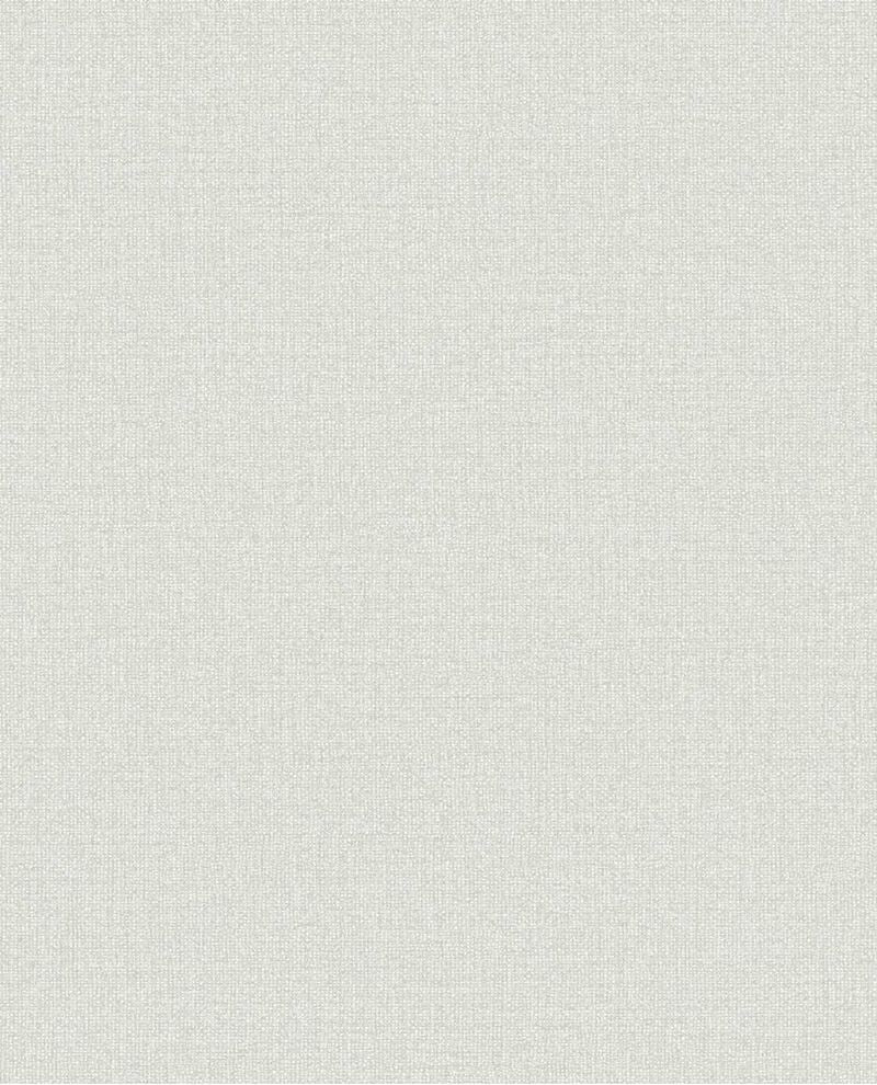 Linen Weave wallpaper by Eijffinger, flat swatch in light dove grey with fine linen texture