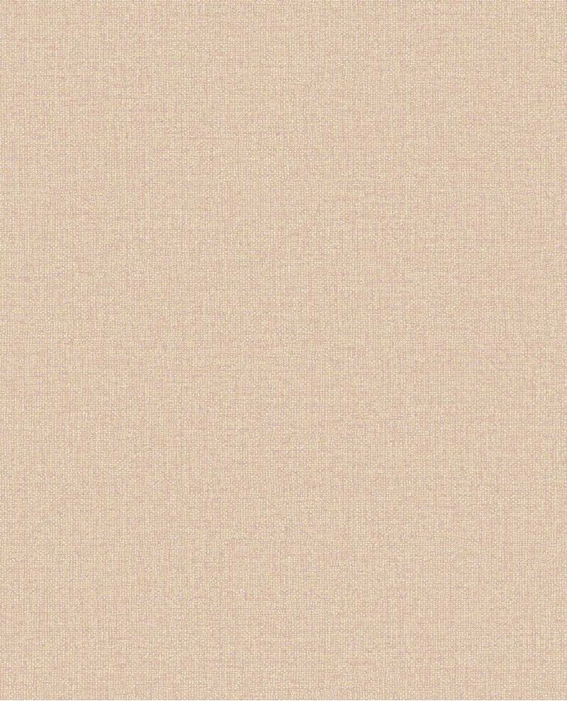 Linen Weave wallpaper by Eijffinger, flat swatch in soft nude beige with linen-weave texture