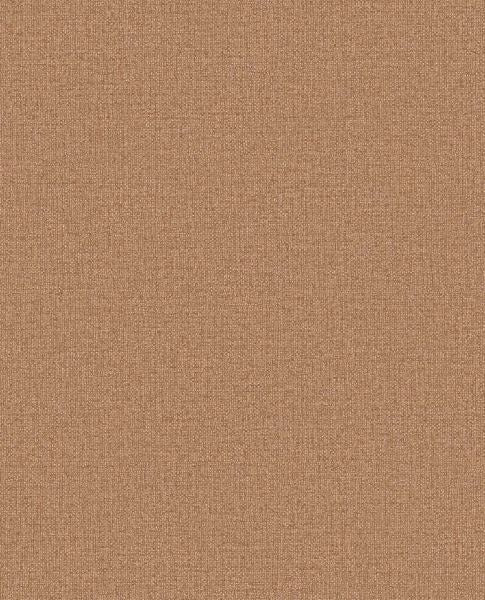 Linen Weave wallpaper by Eijffinger, flat swatch in soft caramel tan with a linen-weave finish