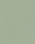 Linen Weave wallpaper by Eijffinger, flat swatch in muted sage green with a linen-weave finish