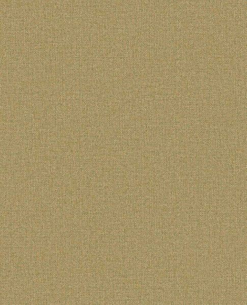 Linen Weave wallpaper by Eijffinger, flat swatch in warm olive khaki with a linen-weave finish