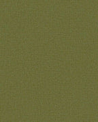 Linen Weave wallpaper by Eijffinger, flat swatch in deep moss green with woven linen texture