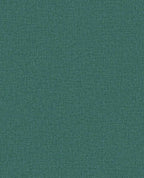 Linen Weave wallpaper by Eijffinger, flat swatch in rich teal green with a fine linen texture