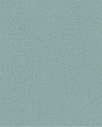 Linen Weave wallpaper by Eijffinger, flat swatch in dusty eucalyptus blue-green with linen texture