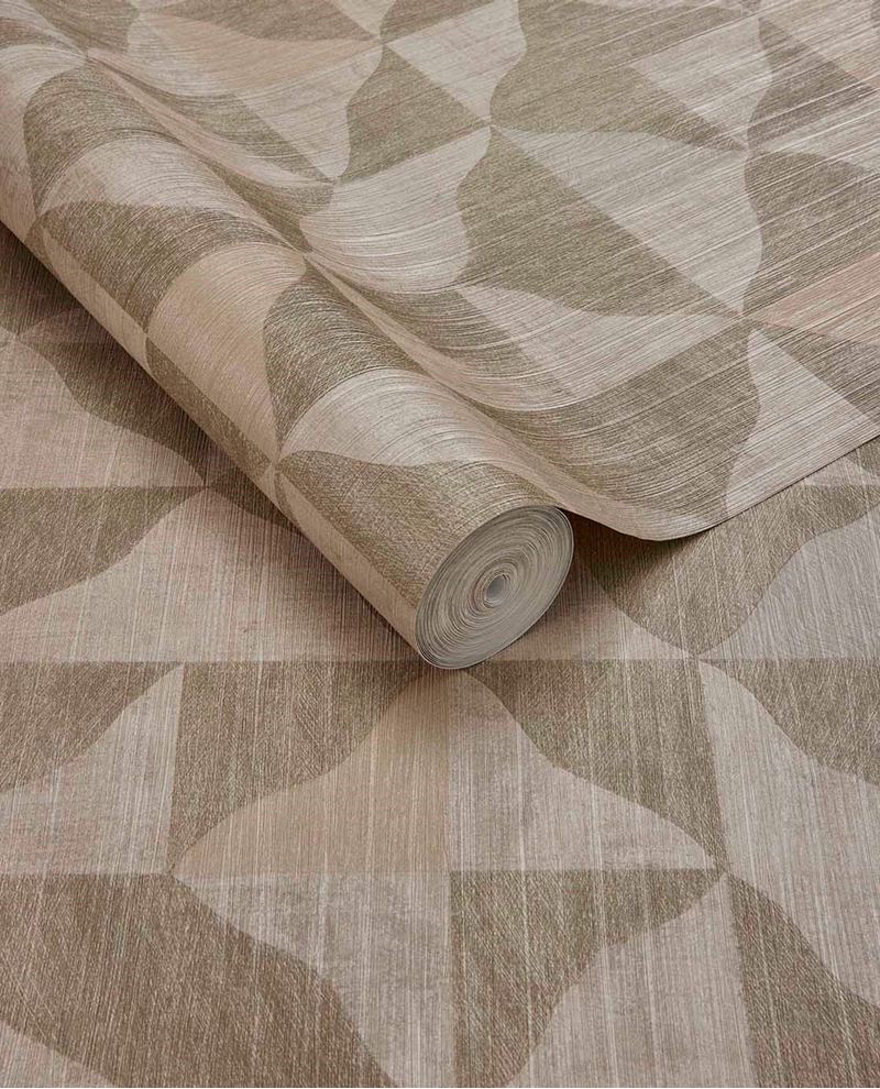 Pinwheel wallpaper by Eijffinger – textured geometric design