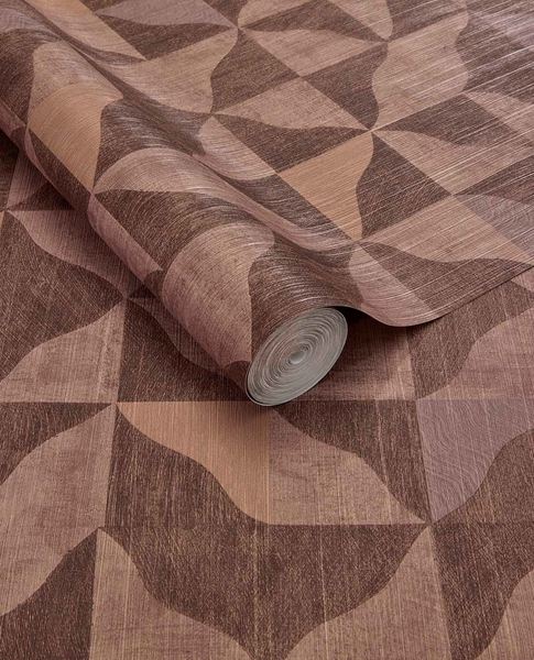 Pinwheel wallpaper by Eijffinger – textured geometric design