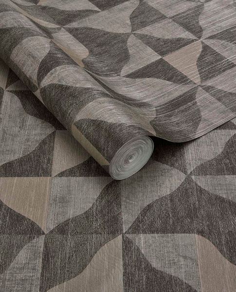 Pinwheel wallpaper by Eijffinger – textured geometric design