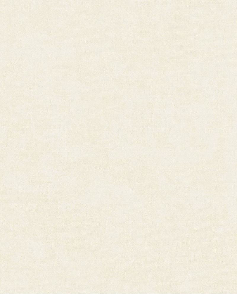 Soft Plaster II wallpaper by Eijffinger, flat swatch in soft cream with a subtly mottled plaster texture