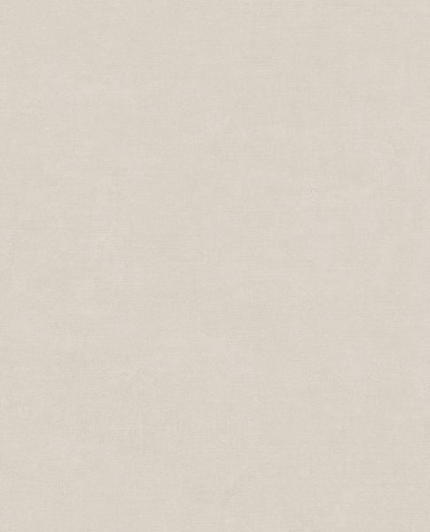 Soft Plaster II wallpaper by Eijffinger, flat swatch in pale greige with a smooth plaster-effect finish