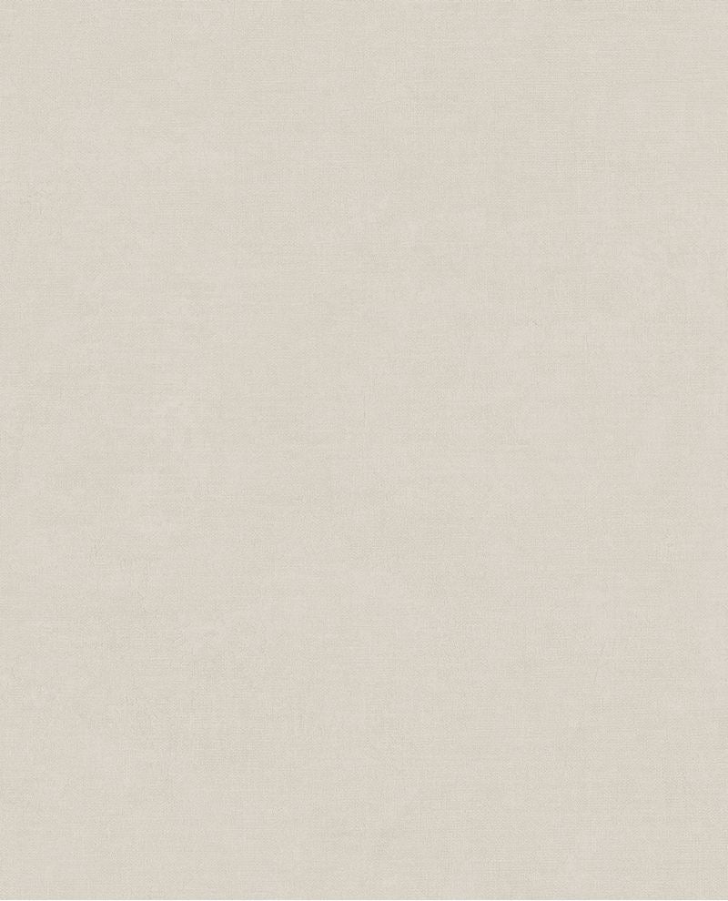 Soft Plaster II wallpaper by Eijffinger, flat swatch in pale greige with a smooth plaster-effect finish
