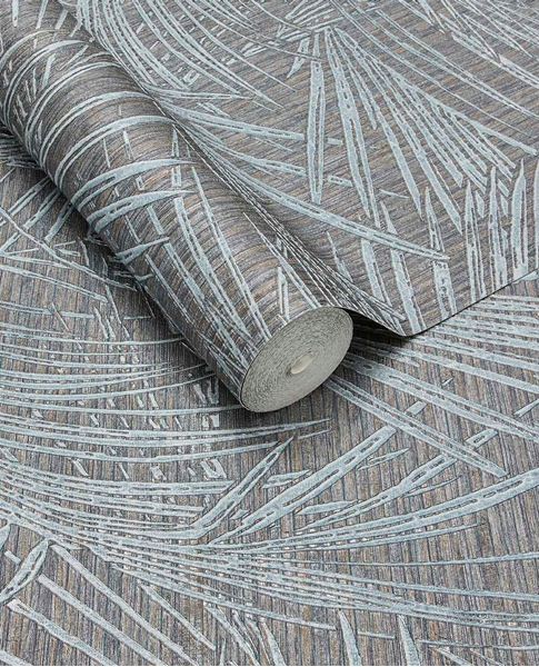 Woven Palm wallpaper by Eijffinger – woven palm-frond texture design