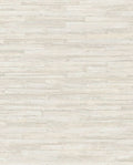 Woven Plank wallpaper by Eijffinger, off-white faux timber plank design, flat pattern swatch