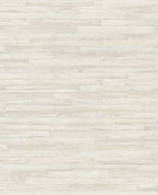 Woven Plank wallpaper by Eijffinger, off-white faux timber plank design, flat pattern swatch