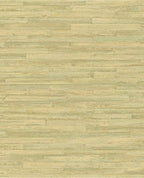 Woven Plank wallpaper by Eijffinger in muted sage yellow, wood-plank effect, flat pattern swatch