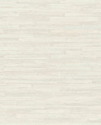 Woven Plank wallpaper by Eijffinger in soft white, subtle wood-plank texture, flat pattern swatch