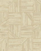 Marquetry Inlay wallpaper by Eijffinger – wood-grain panel texture design