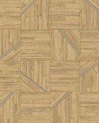 Marquetry Inlay wallpaper by Eijffinger – wood-grain panel texture design