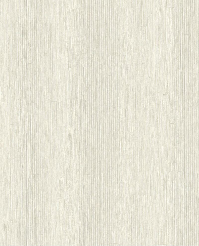Fine Reed wallpaper by Eijffinger in ivory cream, subtle vertical reed grasscloth texture, flat swatch