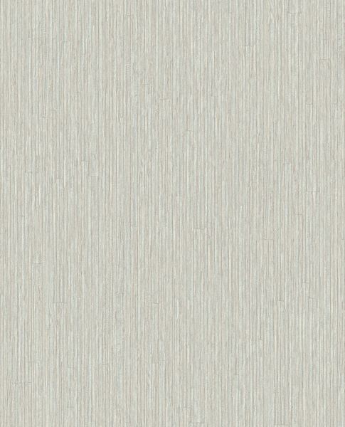 Fine Reed wallpaper by Eijffinger in pale grey, vertical reed texture, flat pattern swatch