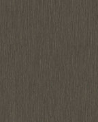 Fine Reed wallpaper by Eijffinger in dark espresso brown, vertical reed grasscloth texture, flat swatch