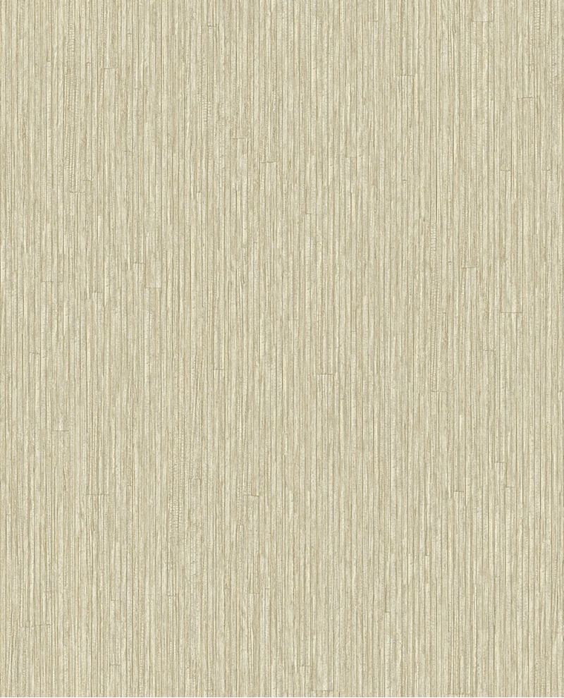 Fine Reed wallpaper by Eijffinger in soft beige, vertical reed grasscloth texture, flat swatch